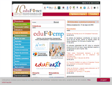Tablet Screenshot of edufinet.com